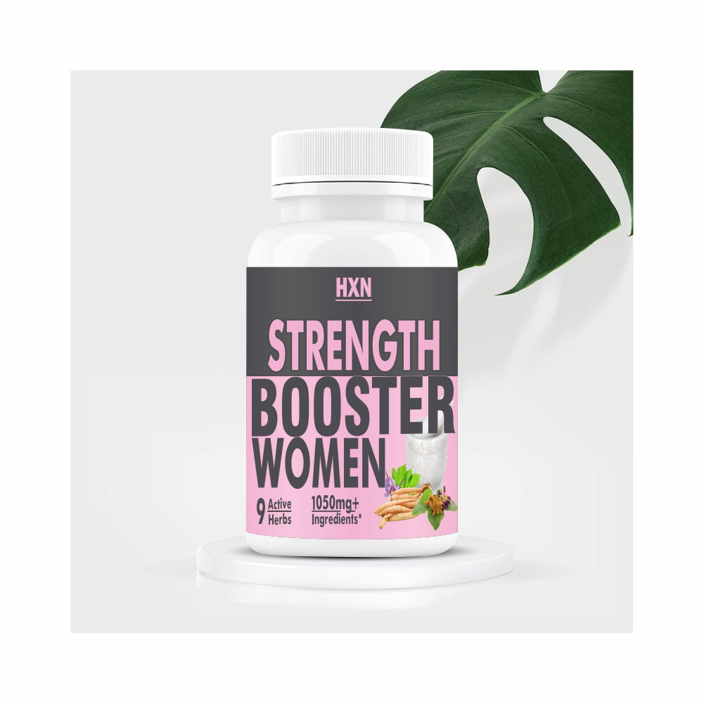 HXN Strength Booster For Women With Shatavari Powder Extract, Horny Goat weed, Green Coffee, Nine Superfoods, To Support Energy, Stamina & Immunity -60 Tablets