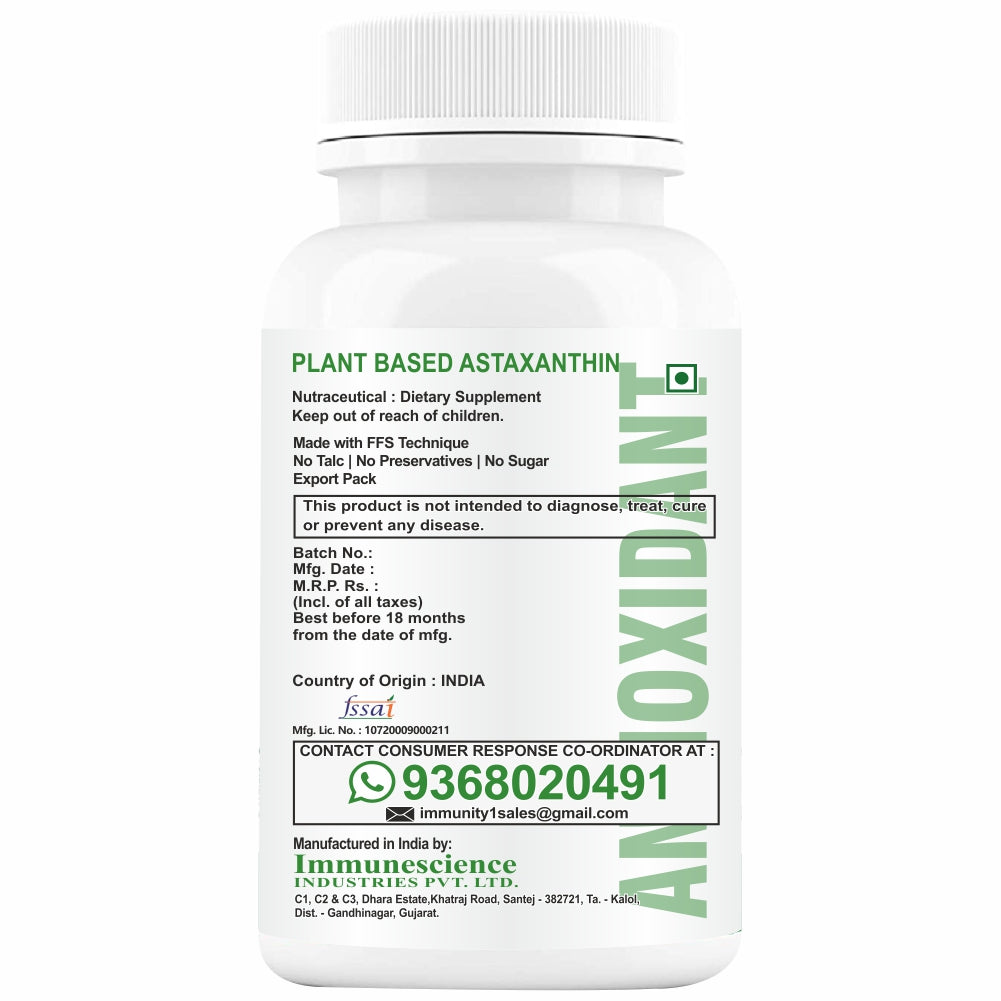 HXN Astaxanthin 6mg 60 Tablets