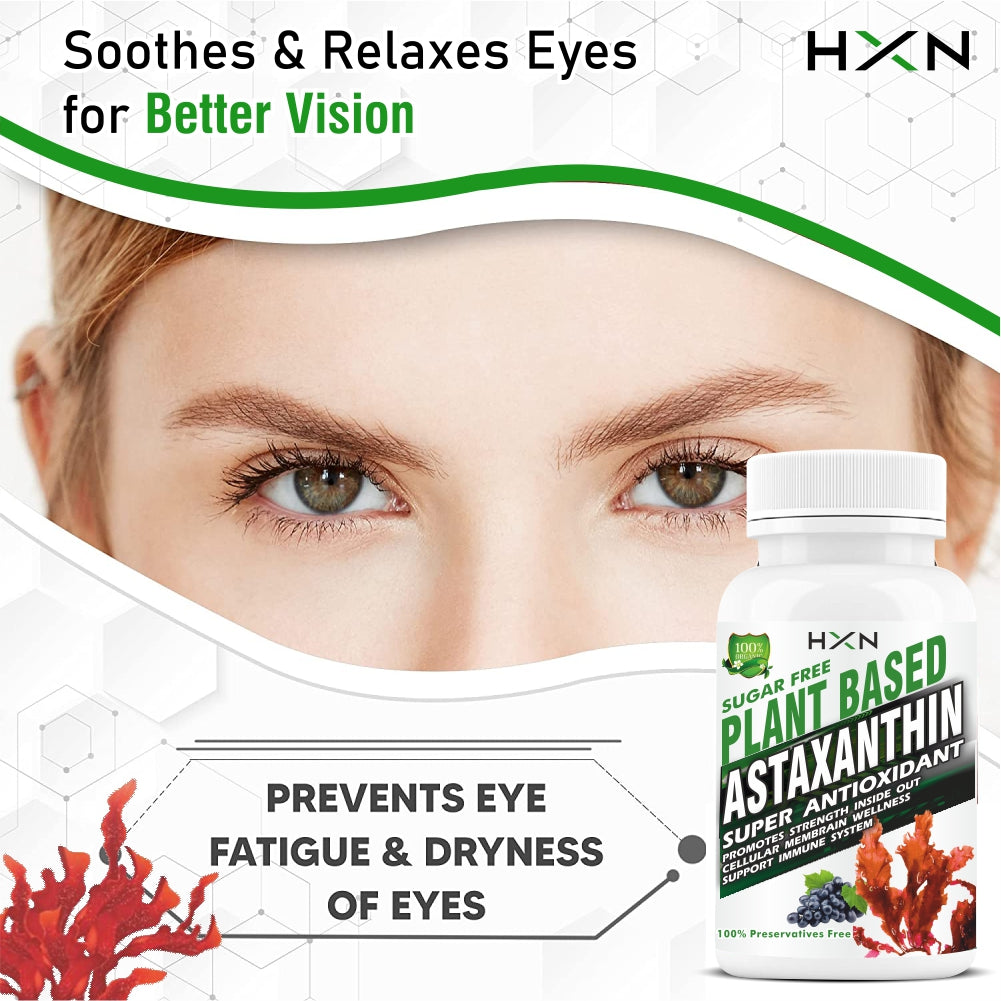 HXN Astaxanthin 6mg 60 Tablets