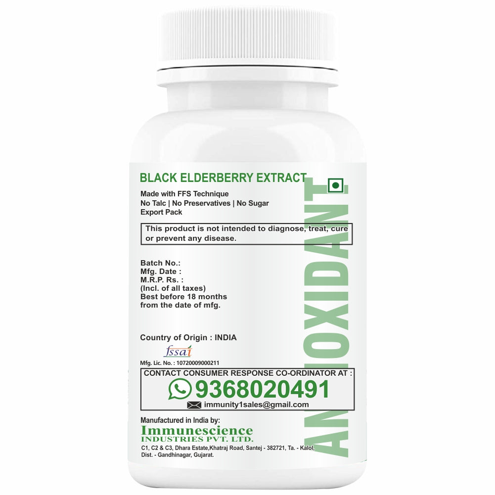 HXN Elderberry Extract 60 Tablets