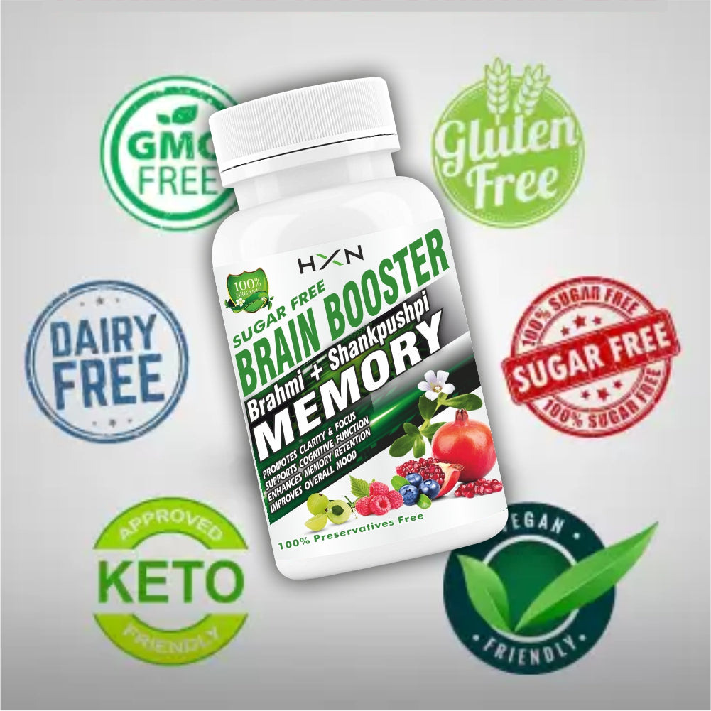 HXN Brain Booster 120 Tablets
