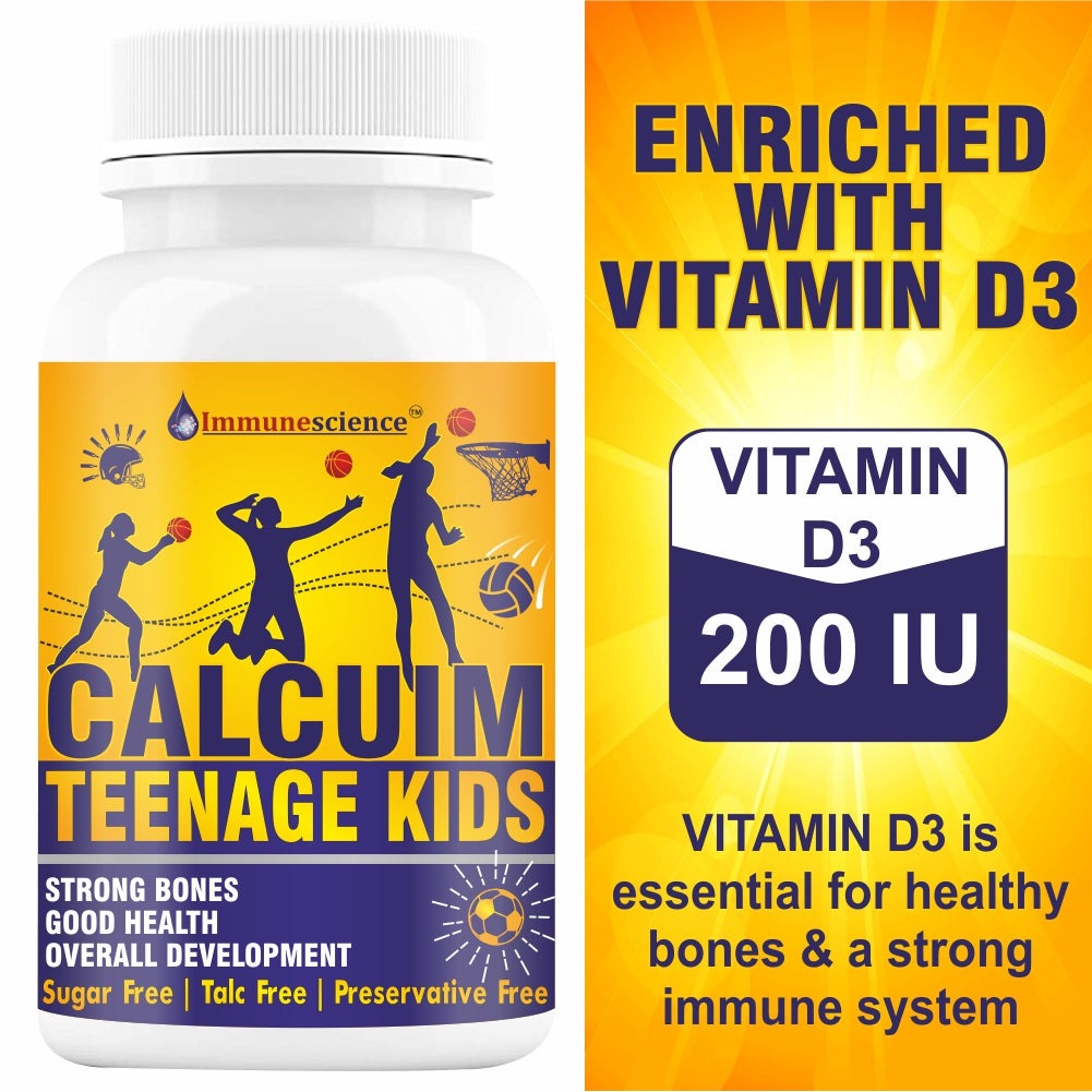 Immunescience Calcium For Teenage 120 Tablets