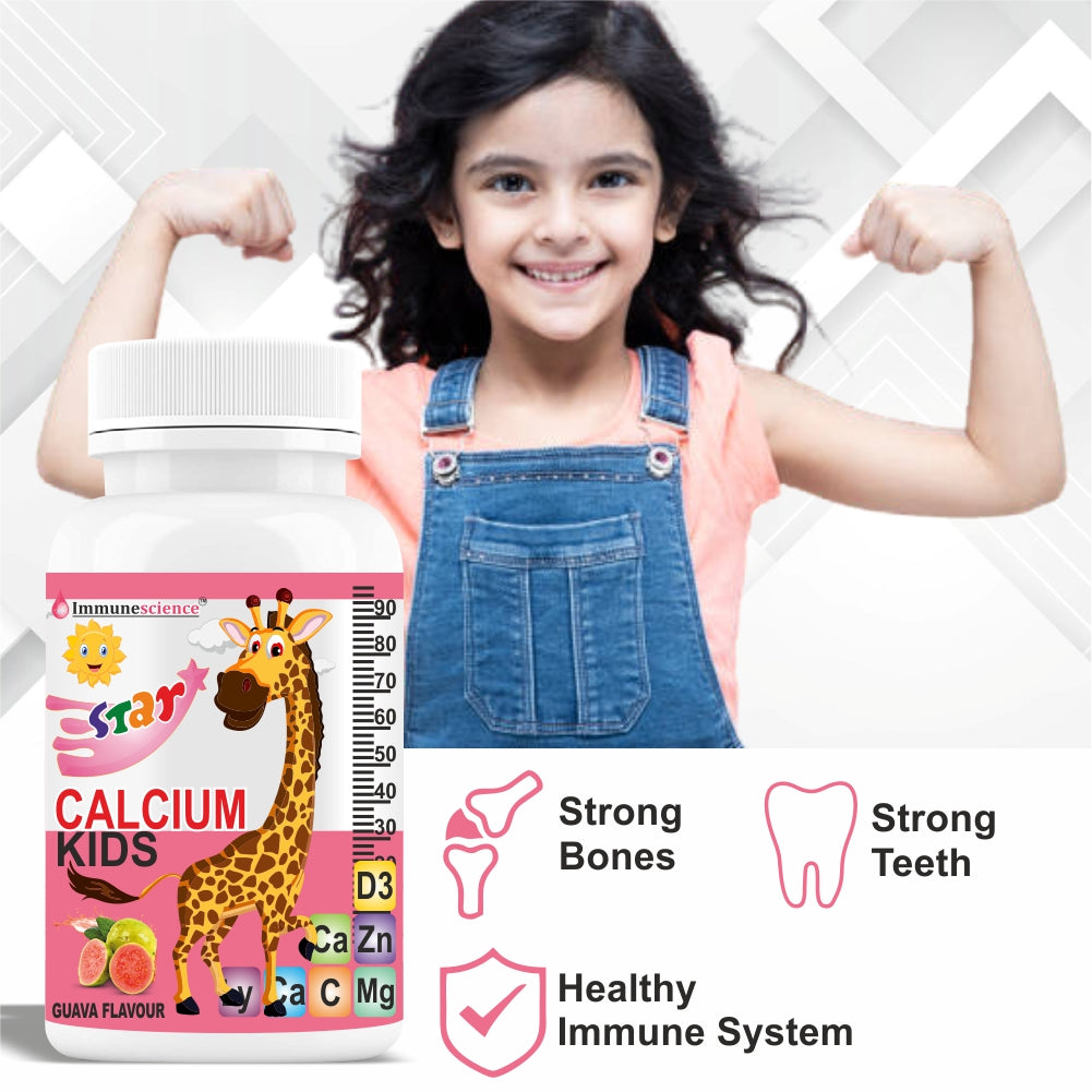 Immunescience Calcium For Kids 60 Tablets