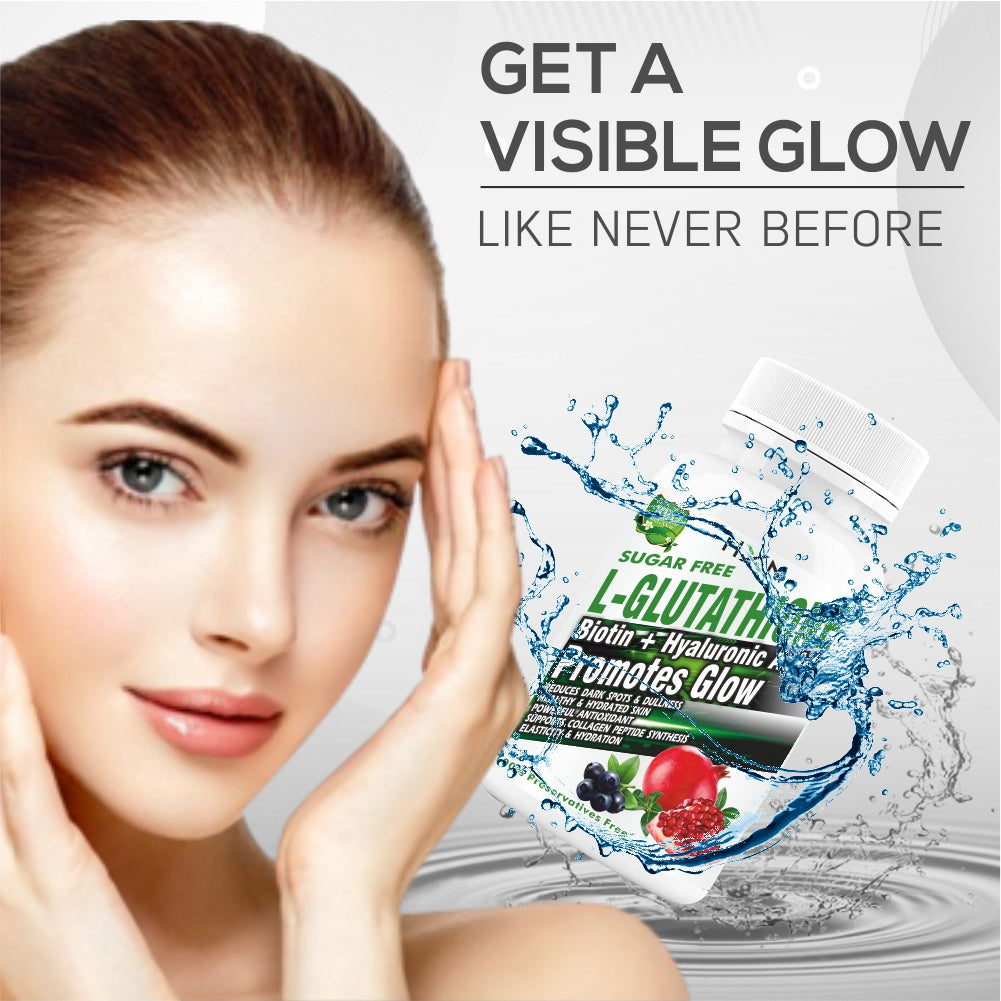 Glutathione 1000mg For Healthy And Youthful Skin For Women-60 Tablets