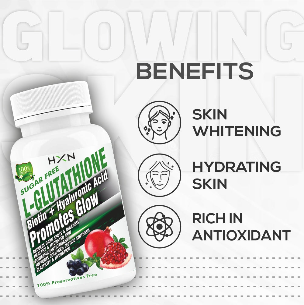 Glutathione 1000mg For Healthy And Youthful Skin For Women-60 Tablets