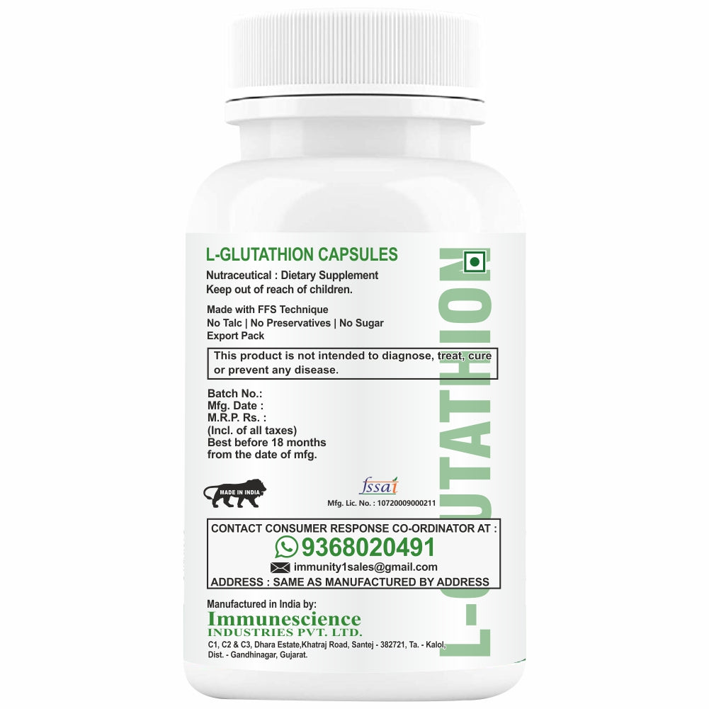 HXN L Glutathione Tablets for men 60 Tablets