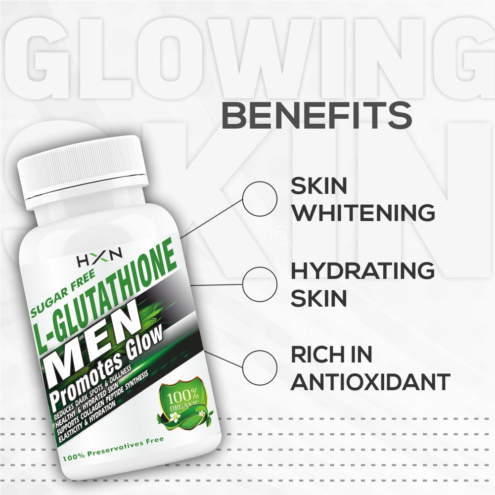 HXN L Glutathione Tablets for men 60 Tablets