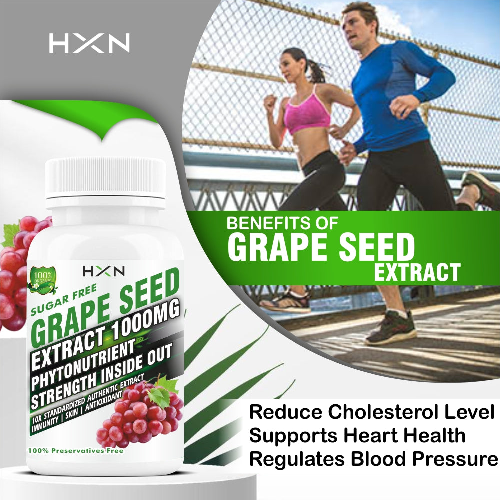 HXN Grape Seed Extract 1000mg 60 Tablets