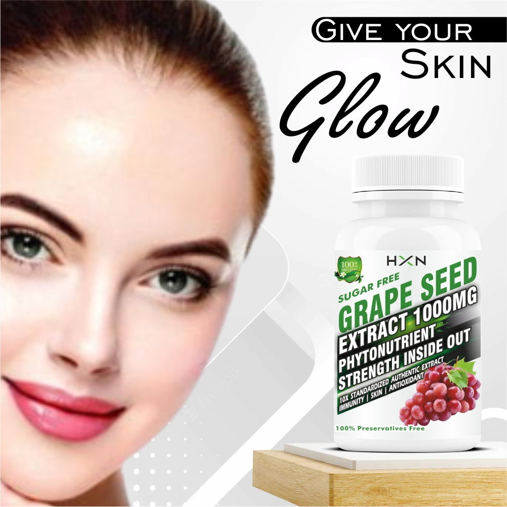 HXN Grape Seed Extract 1000mg 60 Tablets