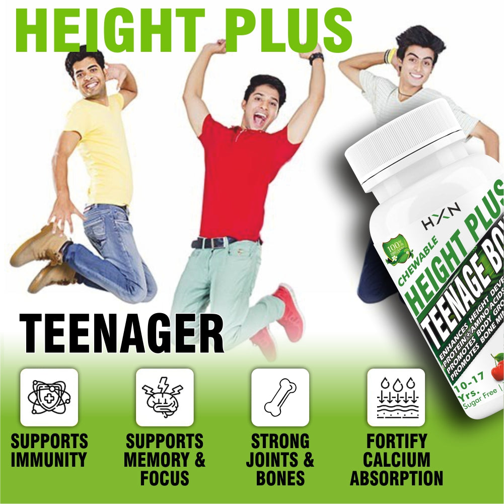 HXN Height Increase Medicine For Boys 60 Tablets
