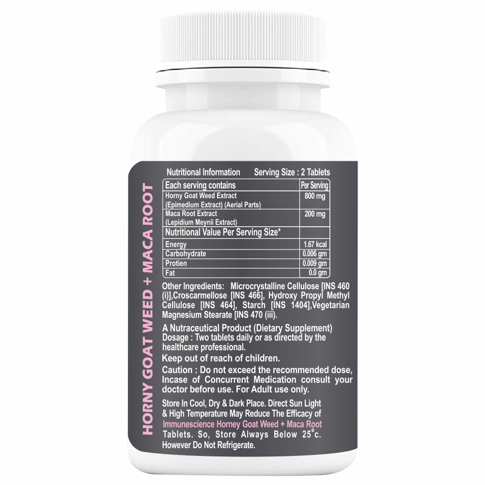 Immunescience Horny Goat Weed 60 Tablets