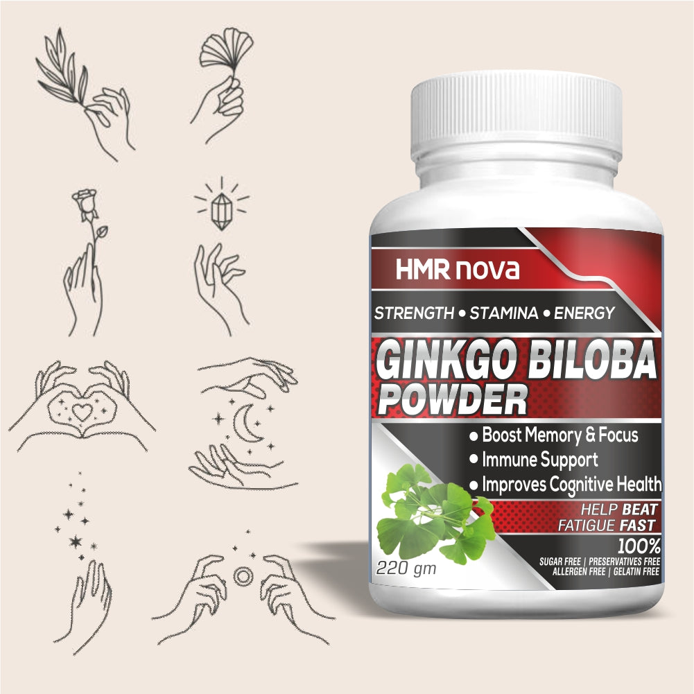 HMR NOVA Ginkgo Biloba 220gm Powder
