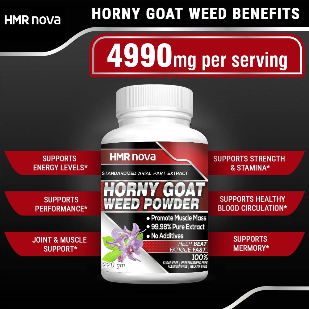 HMR NOVA Horny Goat Weed 220gm Powder
