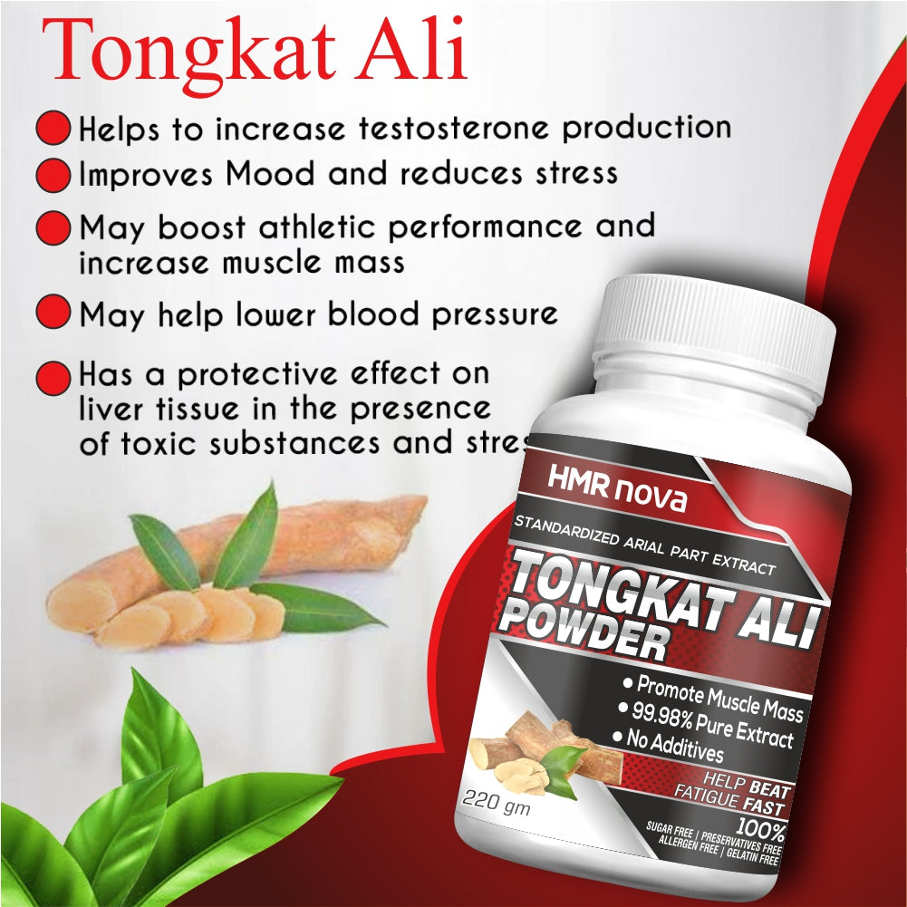 HMR NOVA Tongkat Ali Root 220gm Powder
