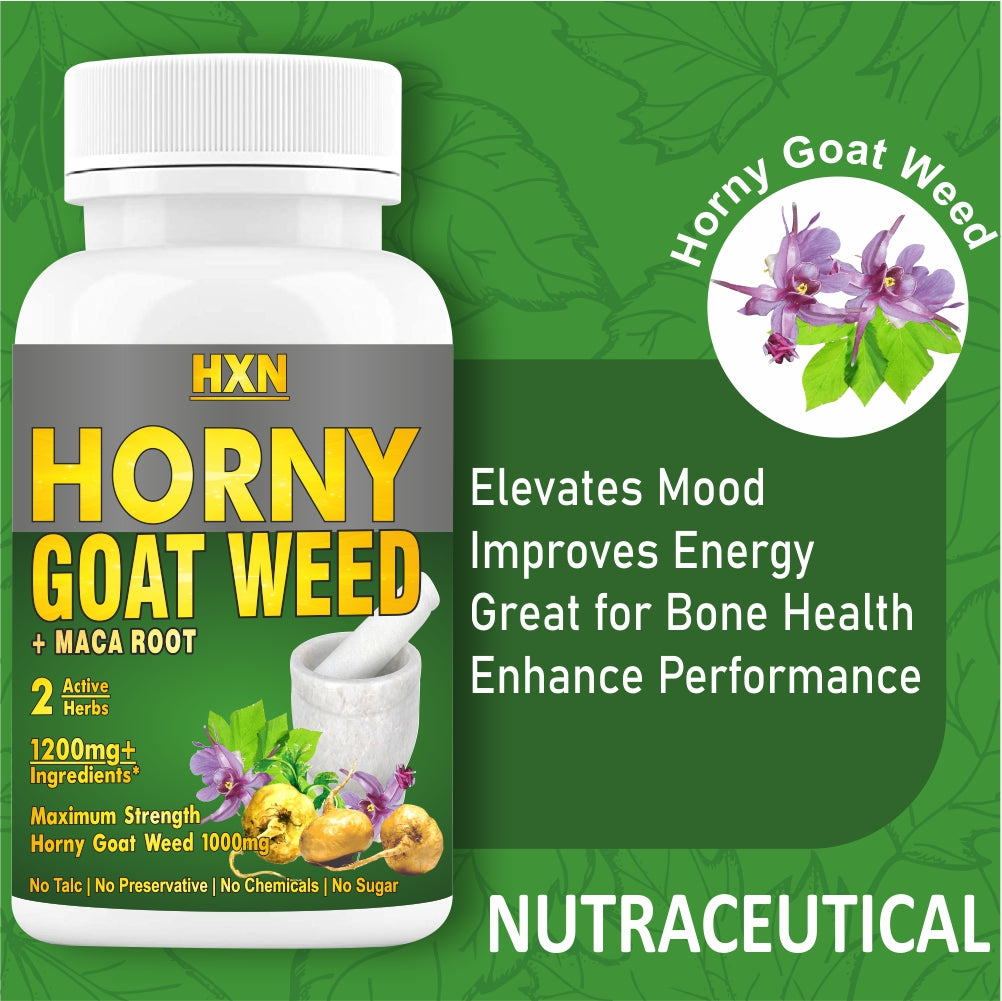 HXN Horny Goat Weed For Men & Women 120 Tablets