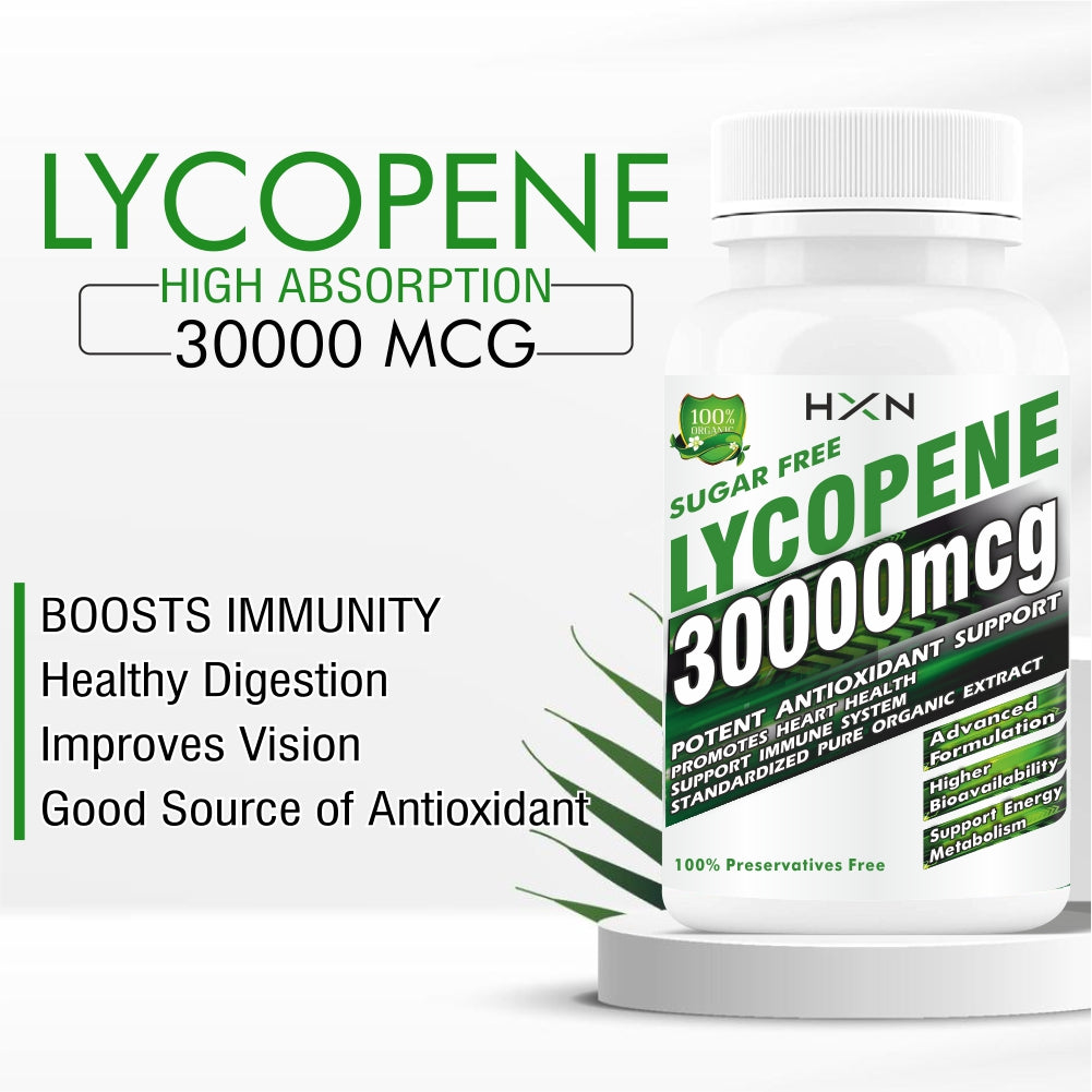 HXN Lycopene 30000 mcg 60 Tablets