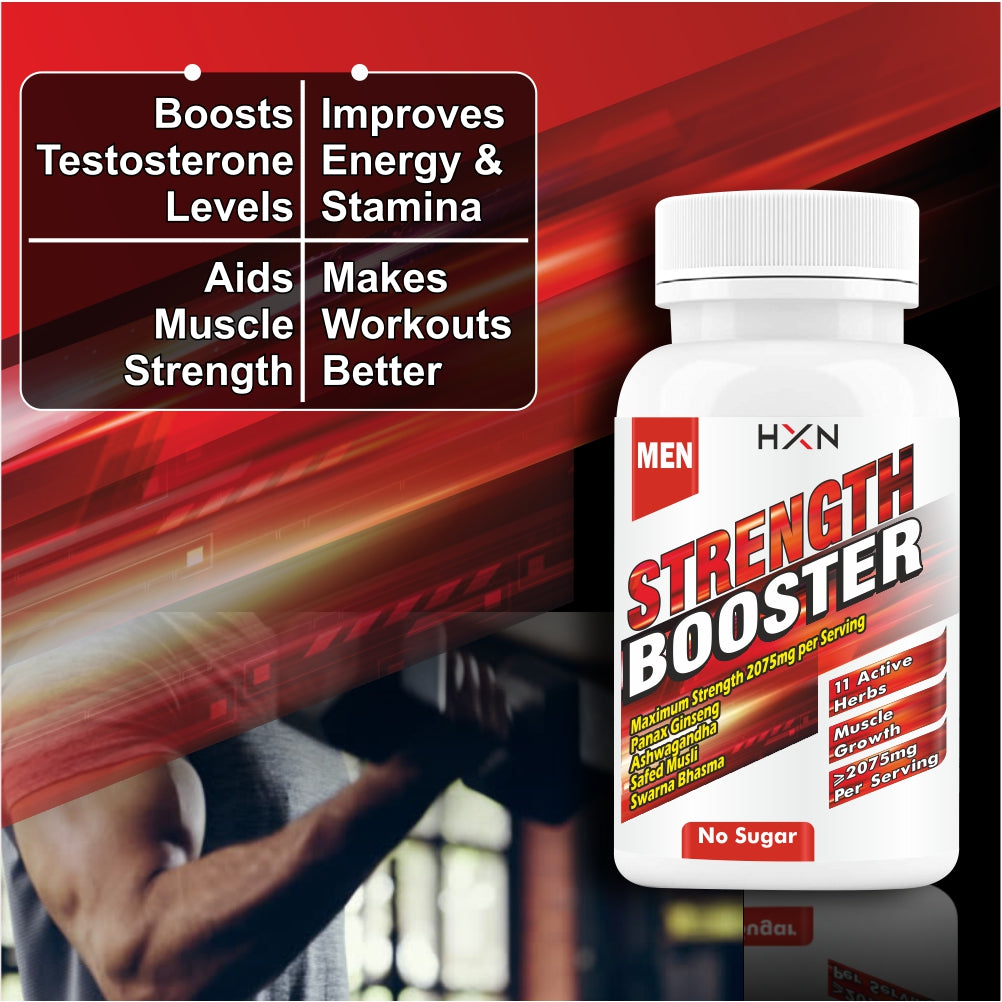 HXN Strength Booster For Men 60 Tablets