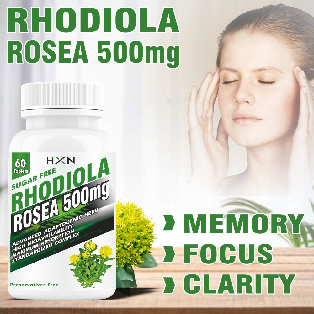 HXN Rhodiola Rosea Extract 60 Tablets