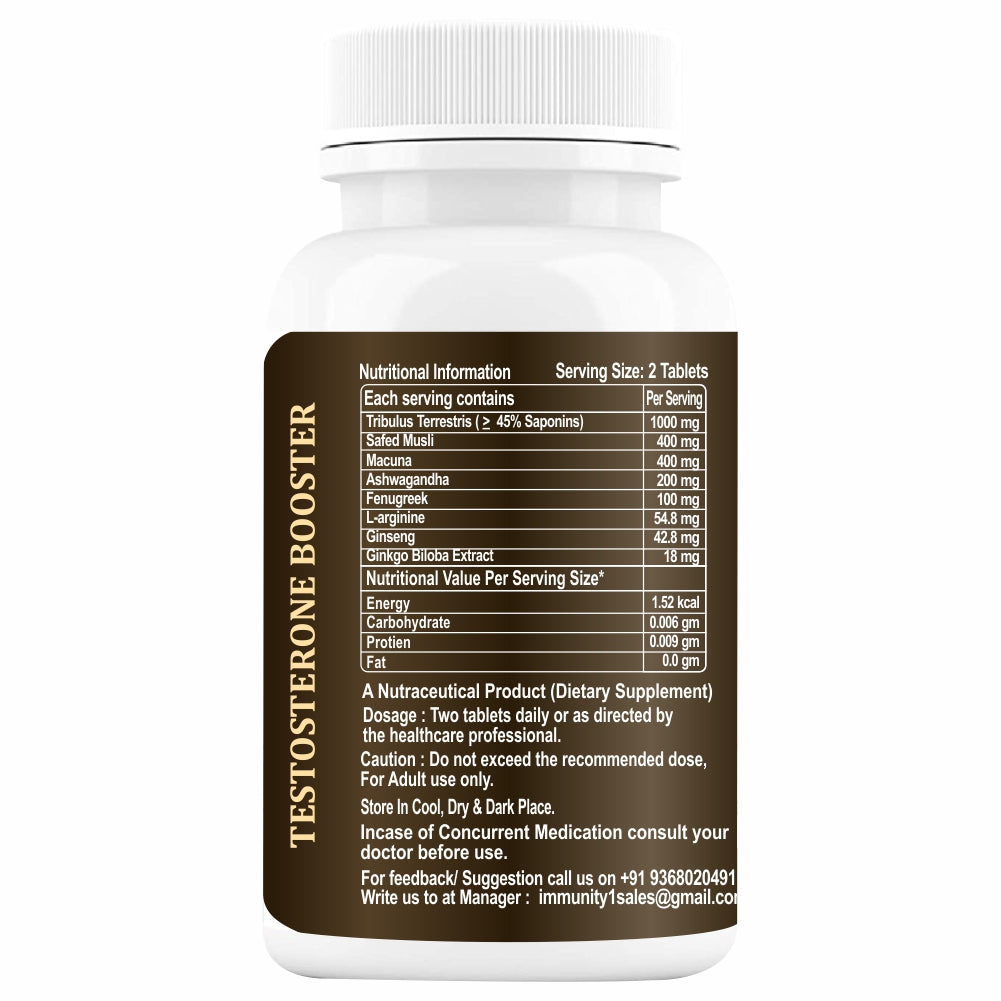 Immunescience Testosterone Booster for men 60 Tablets