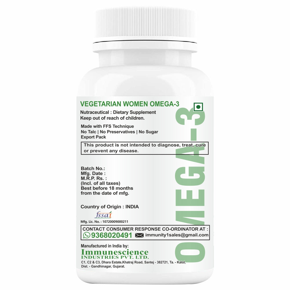 HXN Omega 3 Fatty Acid for women 60 Tablets