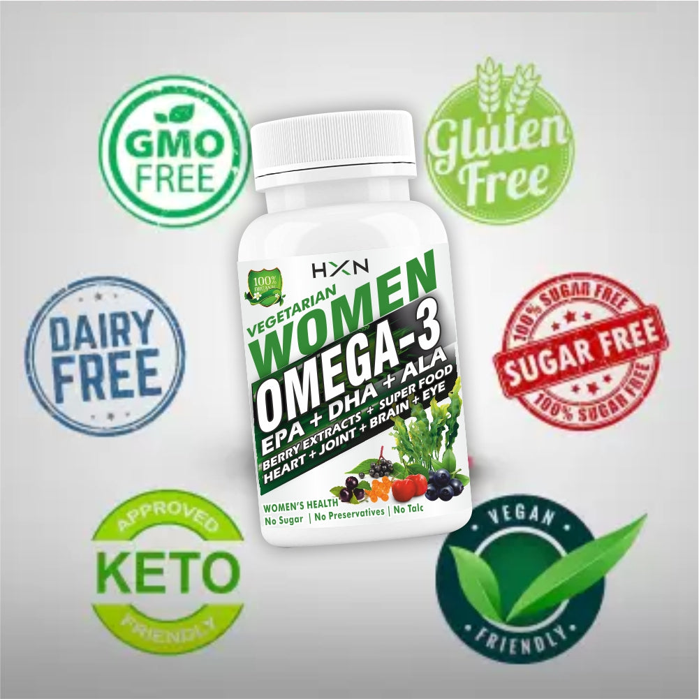 HXN Omega 3 Fatty Acid for women 60 Tablets
