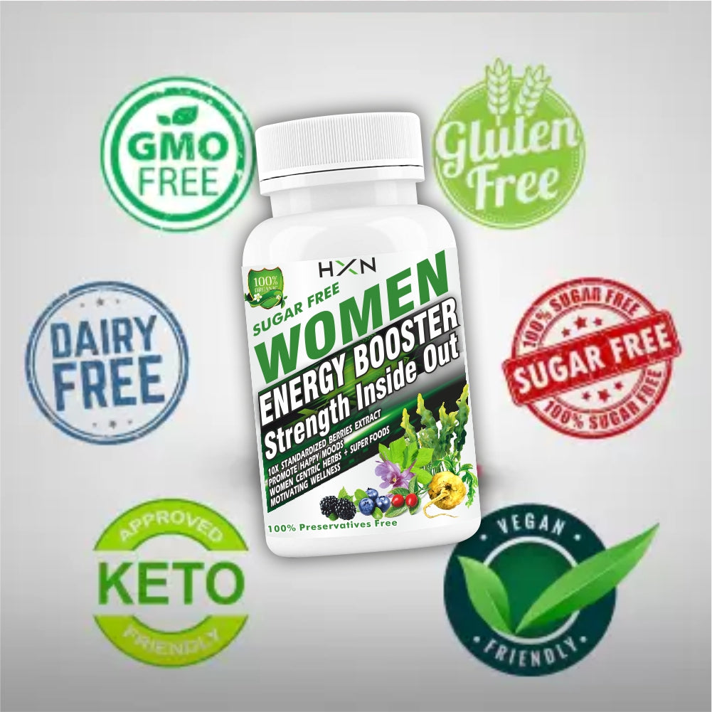 HXN Energy Booster For Women 60 Tablets