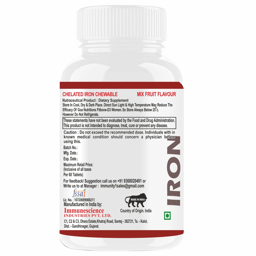 IMMUNESCIENCE Iron for women 120 Tablets