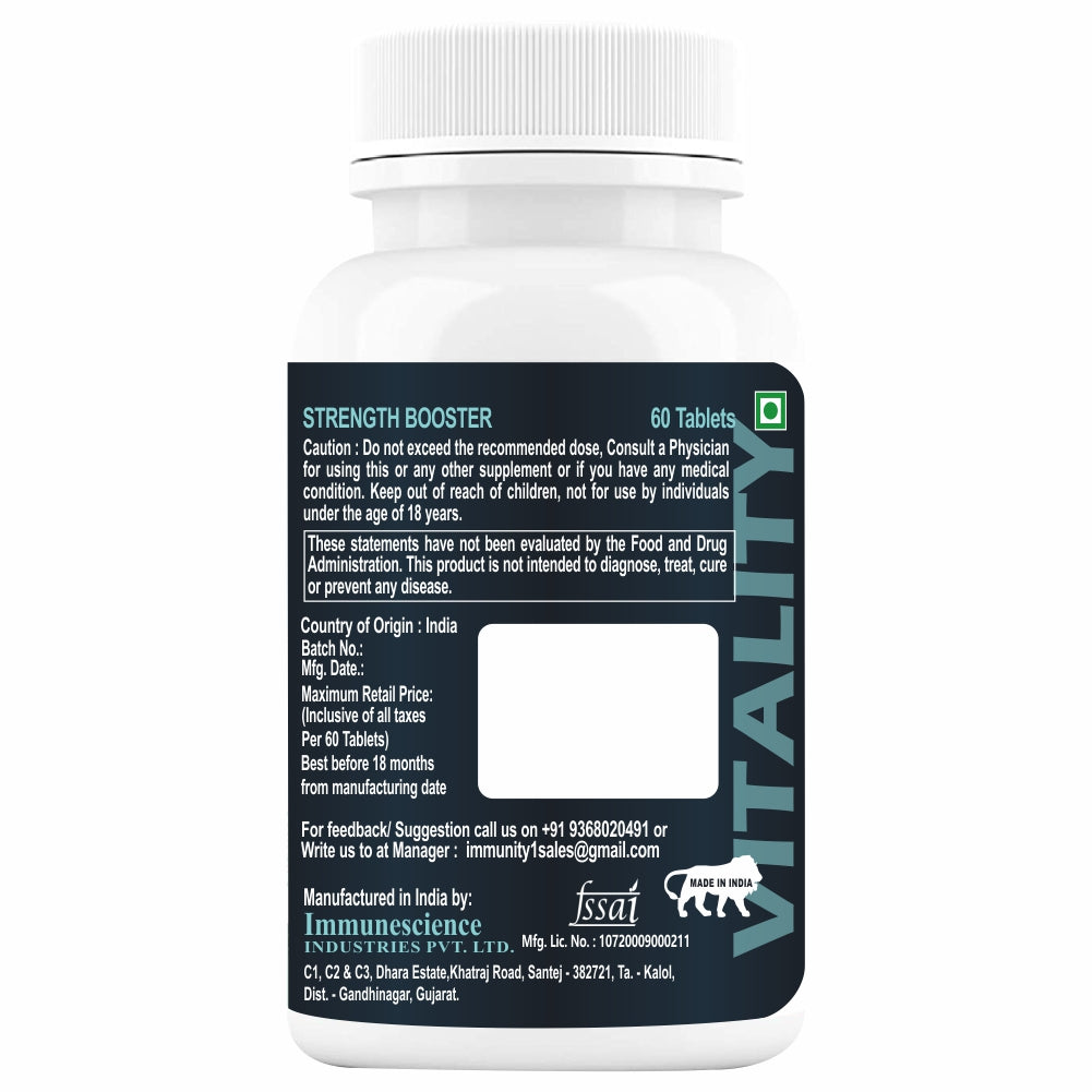 Immunescience Stamina Booster for men 120 Tablets