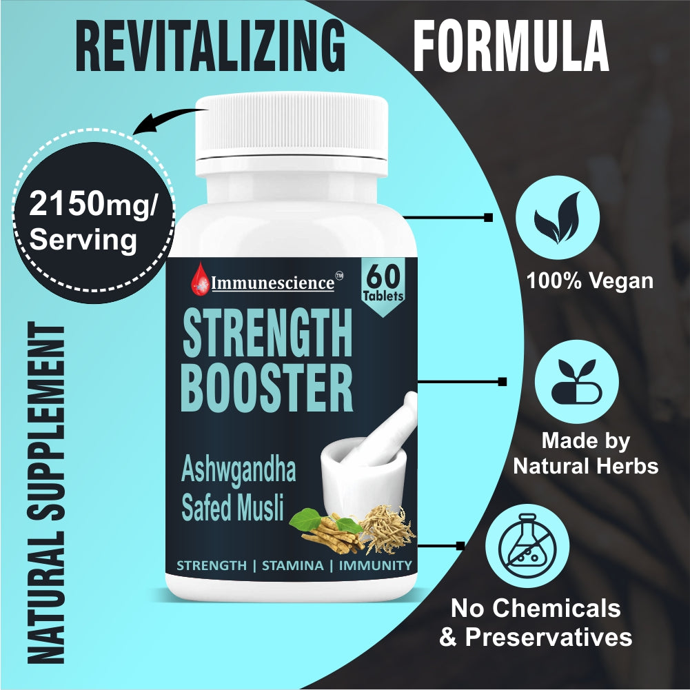 Immunescience Stamina Booster for men 120 Tablets