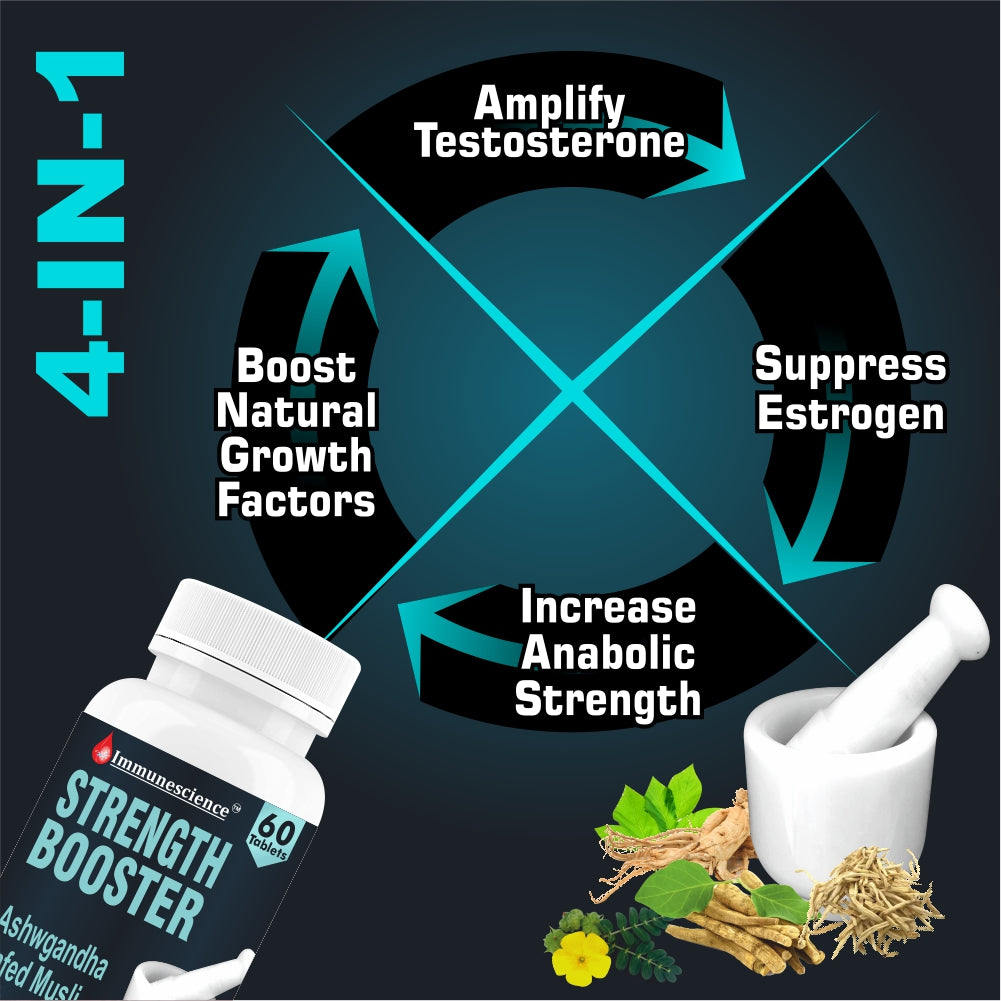Immunescience Stamina Booster for men 120 Tablets