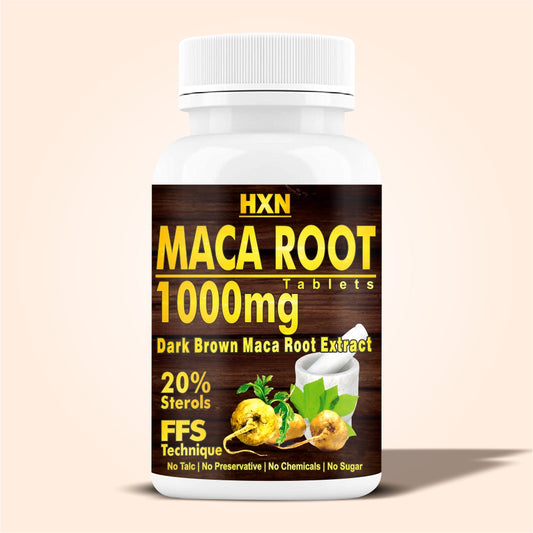 HXN Maca Root Powder Extract 1000mg 60 Tablets