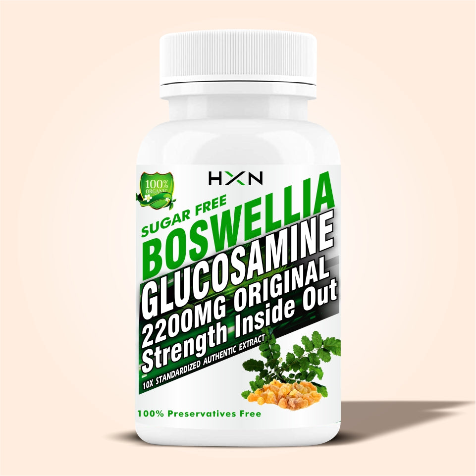 HXN Boswellia Glucosamine Hcl 60 Tablets