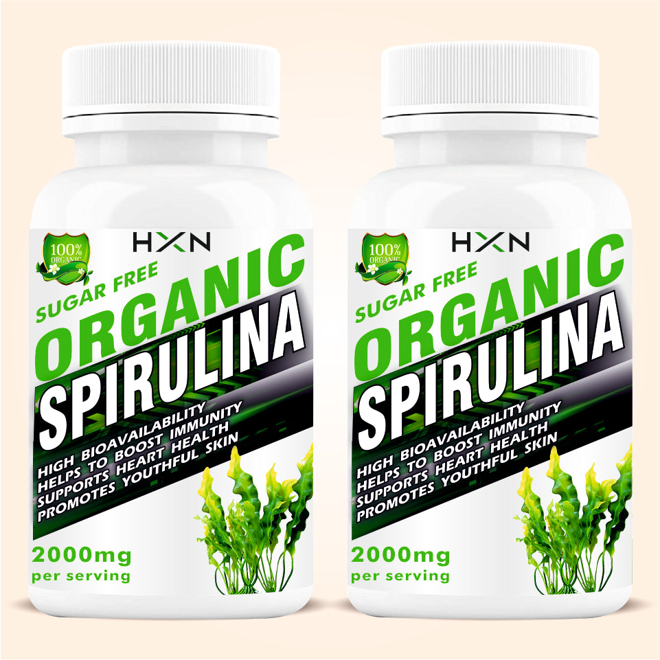 HXN Spirulina Powder Tablets - 60 Tablets