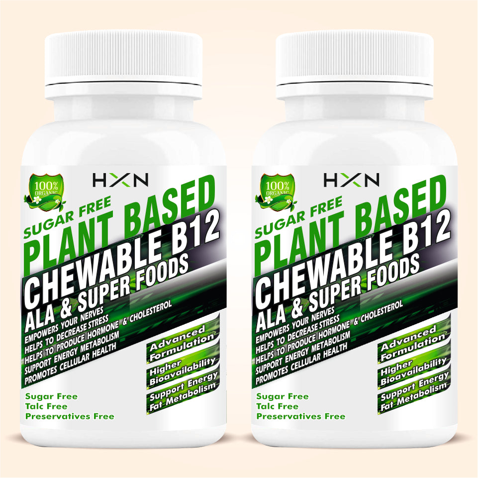 HXN Plant Based Vitamin B12 120 Tablets