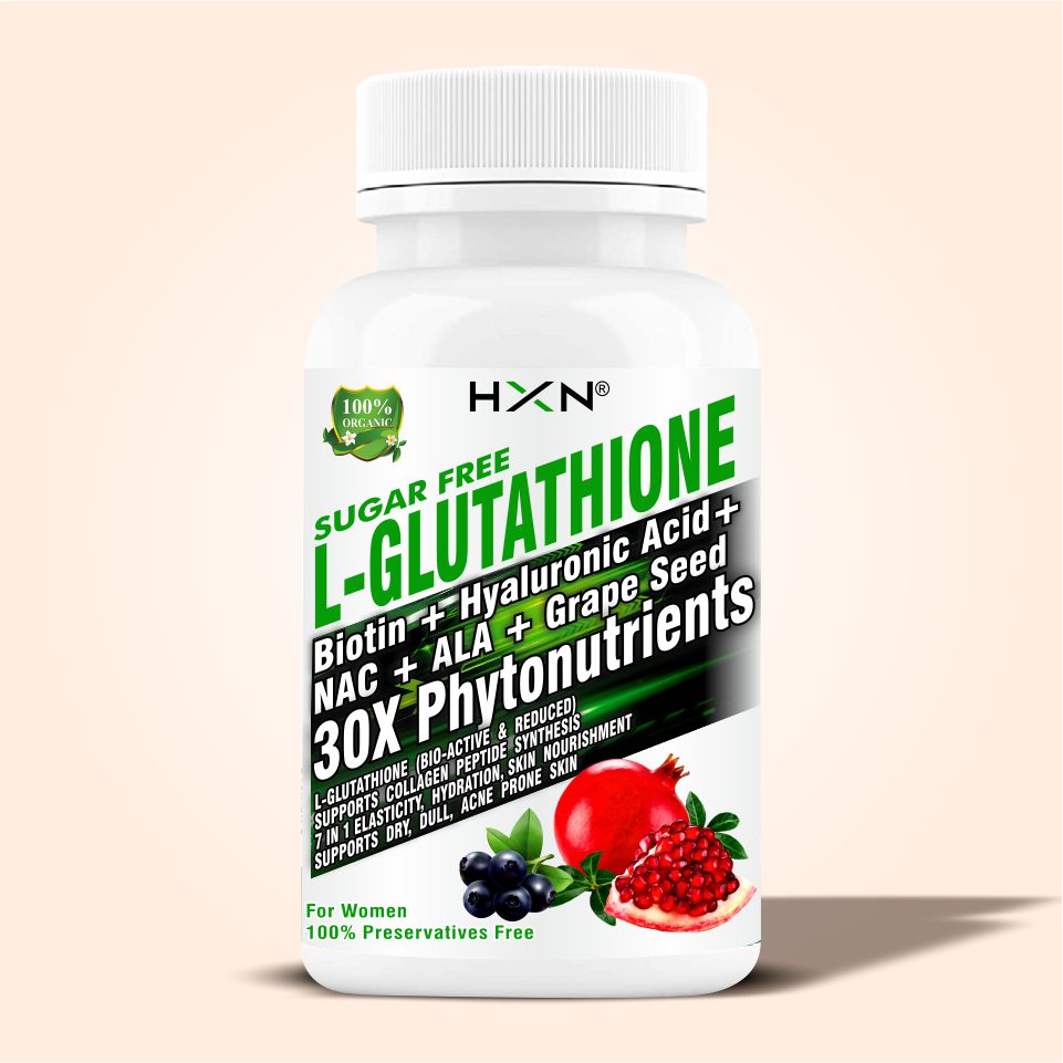 HXN Glutathione 1000mg For Skin 90 Tablets